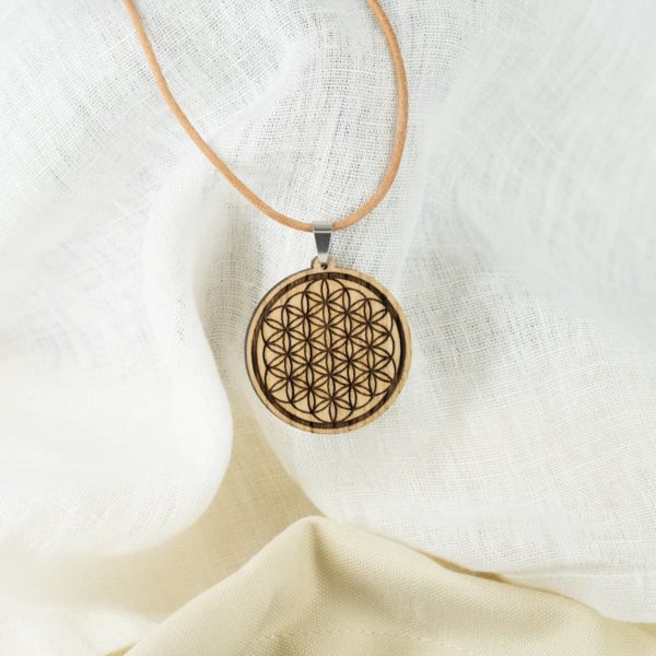 Pendentif en bois de chêne, Arbre de Vie – Image 5