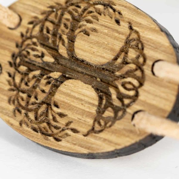 Bracelet en bois de chêne, Arbre de Vie – Image 8