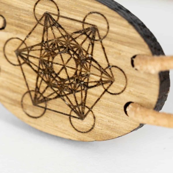 Bracelet en bois de chêne, Métatron – Image 4