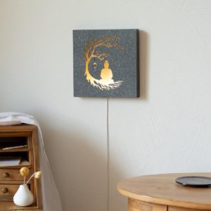 Tableau LED 290x290mm, Méditation