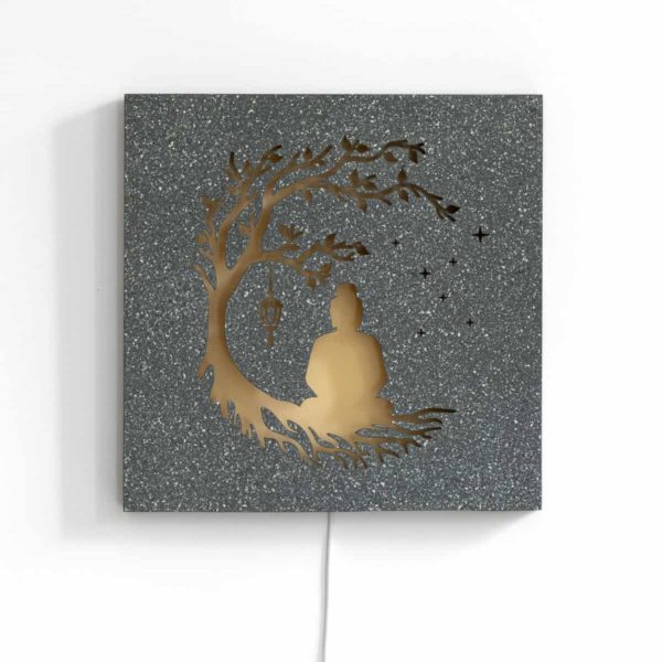 Tableau LED 290x290mm, Méditation – Image 3