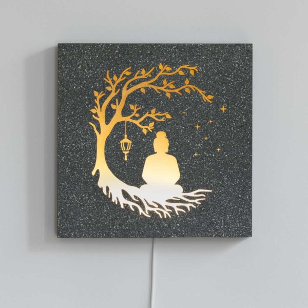 Tableau LED 290x290mm, Méditation – Image 4
