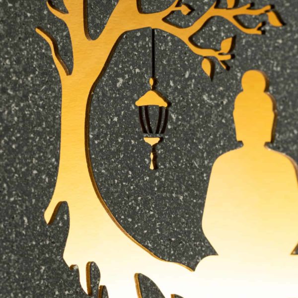 Tableau LED 290x290mm, Méditation – Image 5