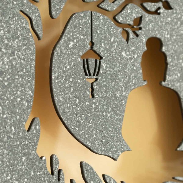 Tableau LED 290x290mm, Méditation – Image 6