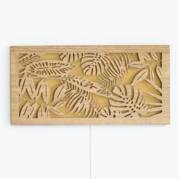 Tableau LED 290x580mm, FeuillesTropical – Image 4