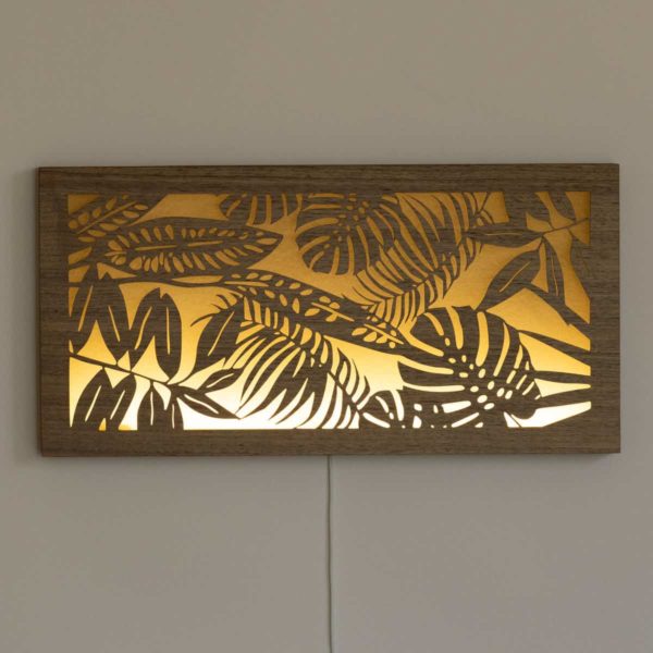 Tableau LED 290x580mm, FeuillesTropical – Image 5