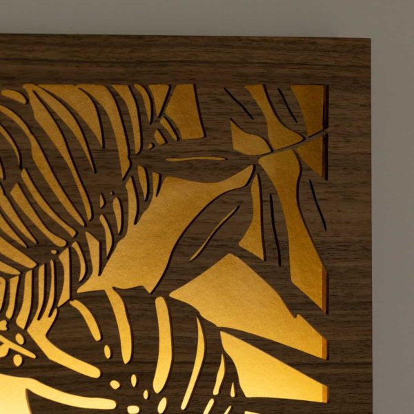 Tableau LED 290x580mm, FeuillesTropical – Image 7