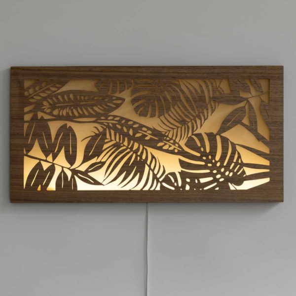 Tableau LED 290x580mm, FeuillesTropical – Image 12